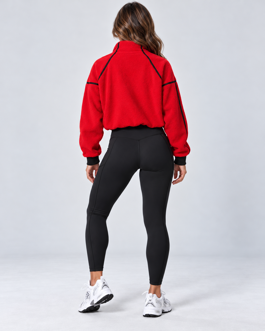 RD#94 Real Deal Fitness Red Sherpa Fleece