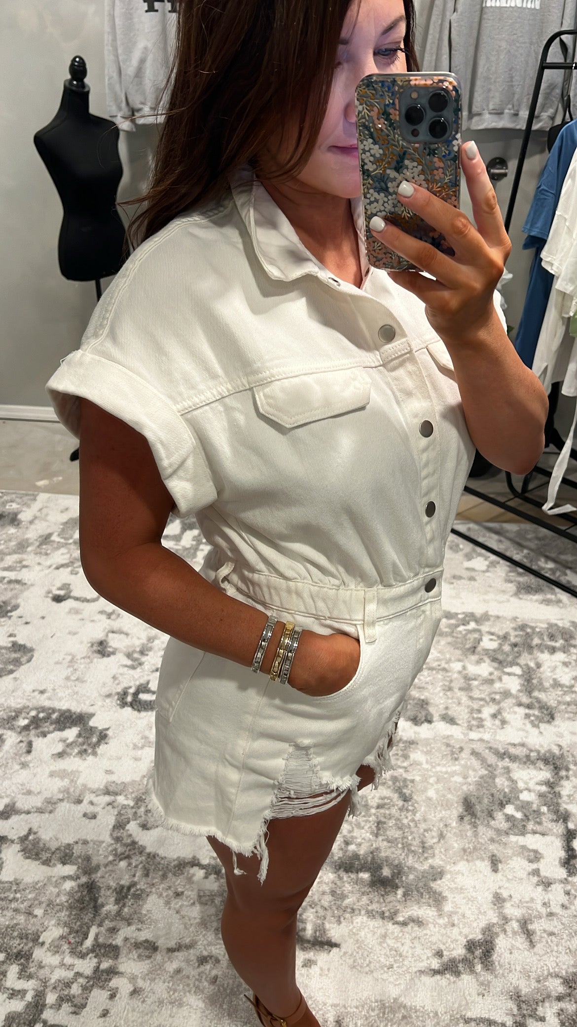 Chamberlain Denim Romper