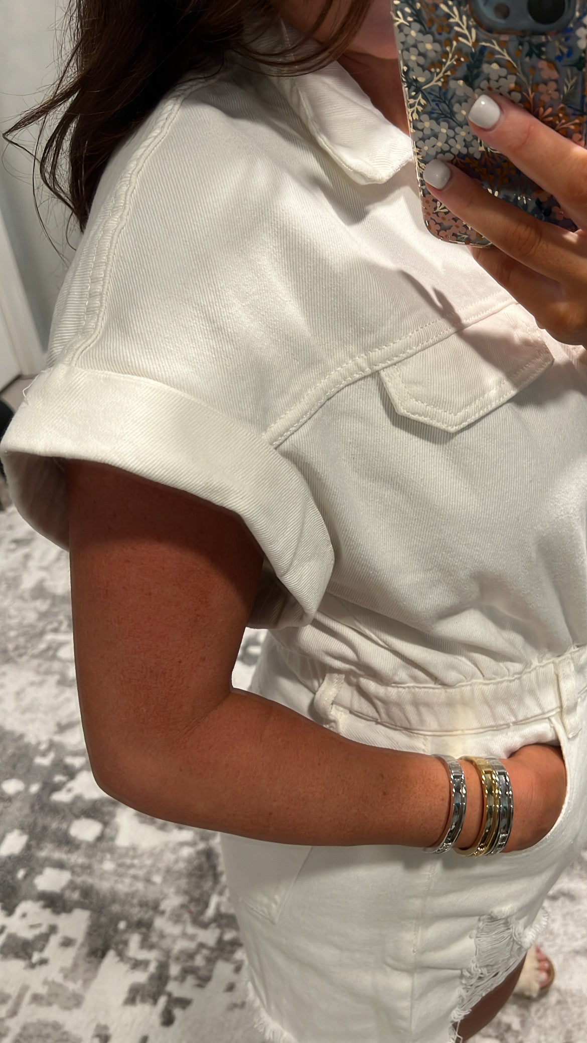 Chamberlain Denim Romper