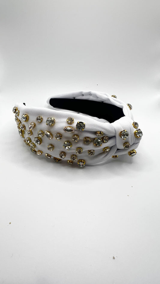 Bavaro Rhinestone Crusted Headband