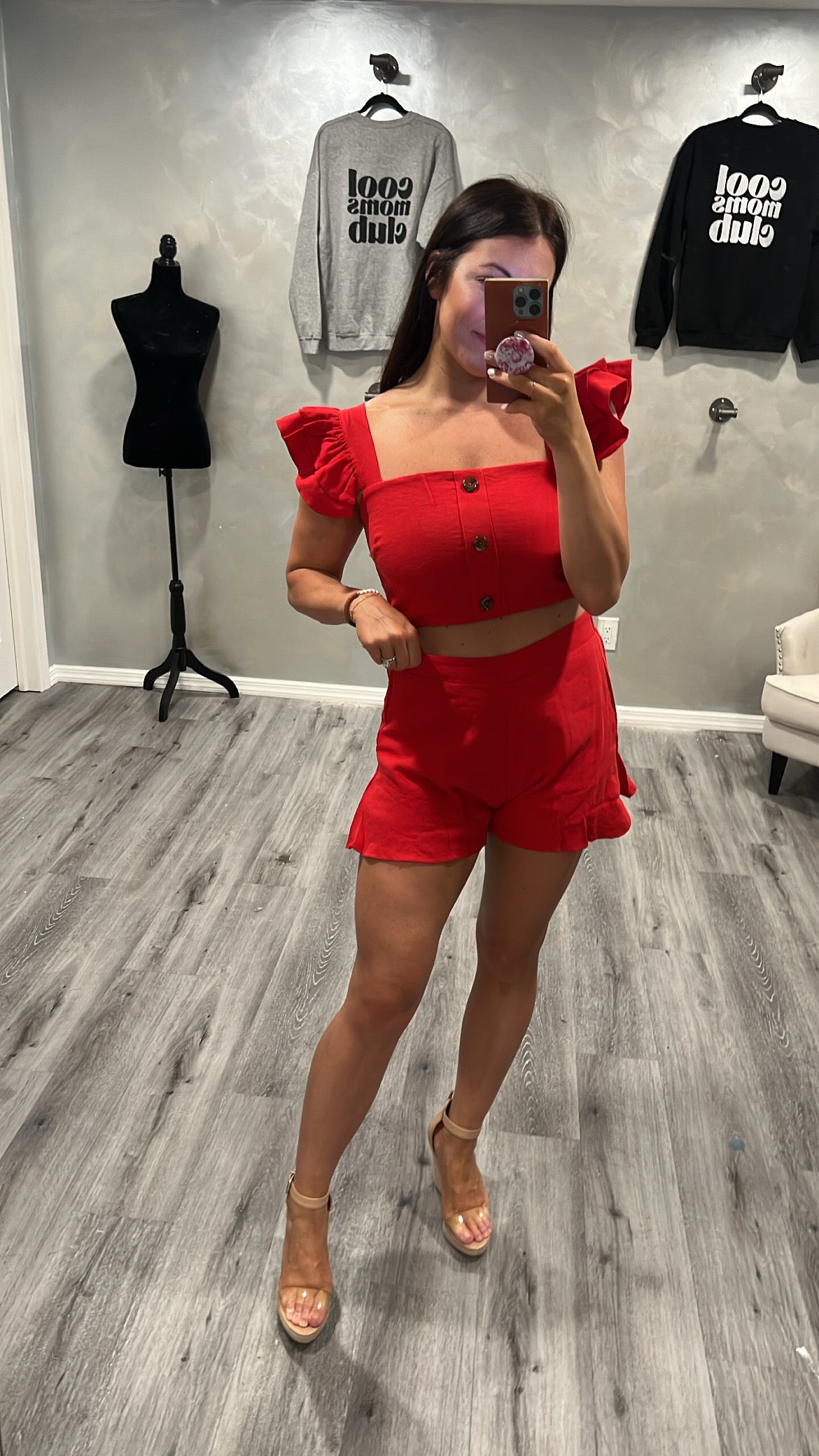 Chauncey Two Piece Ruffle Set