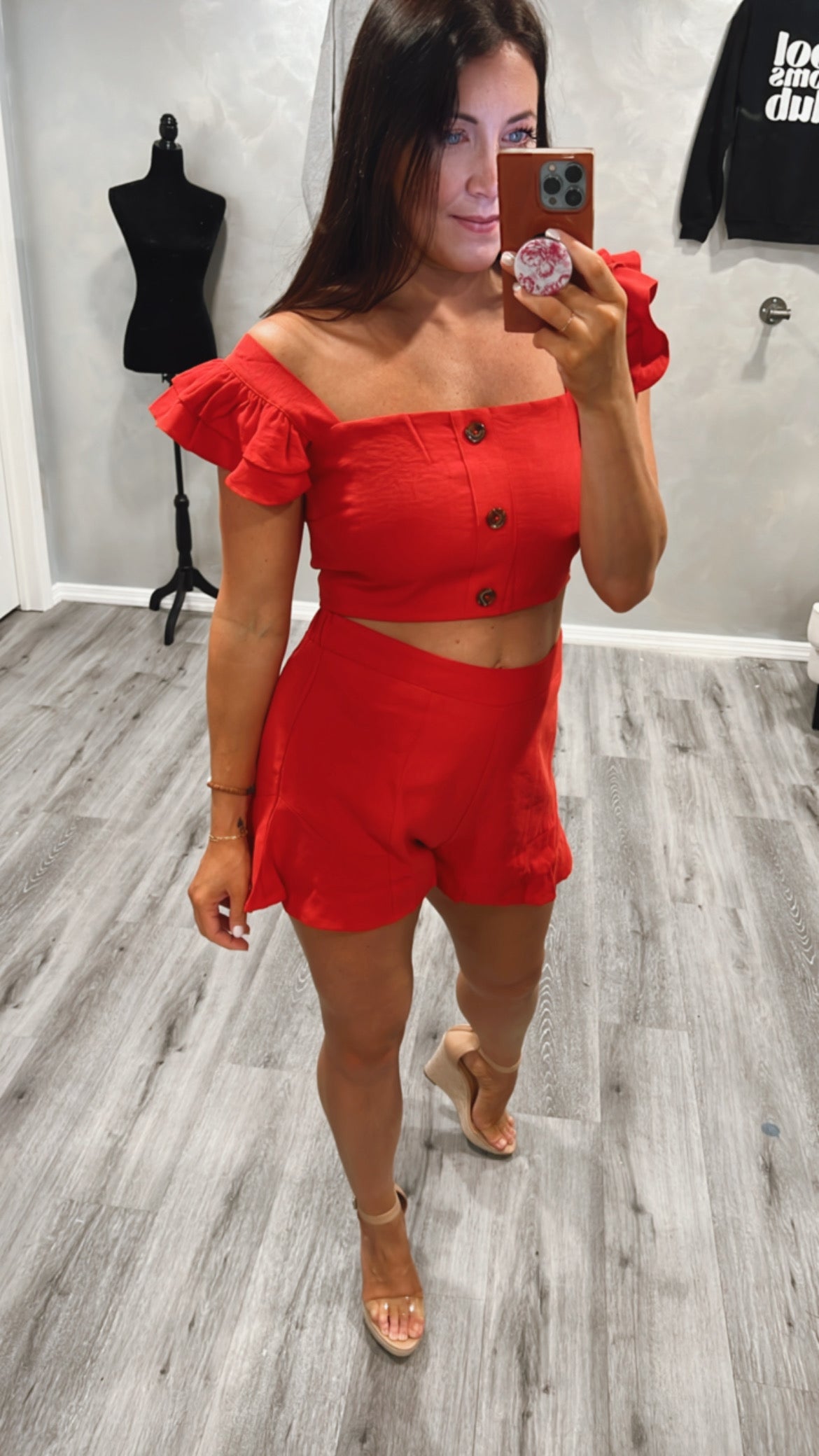 Chauncey Two Piece Ruffle Set