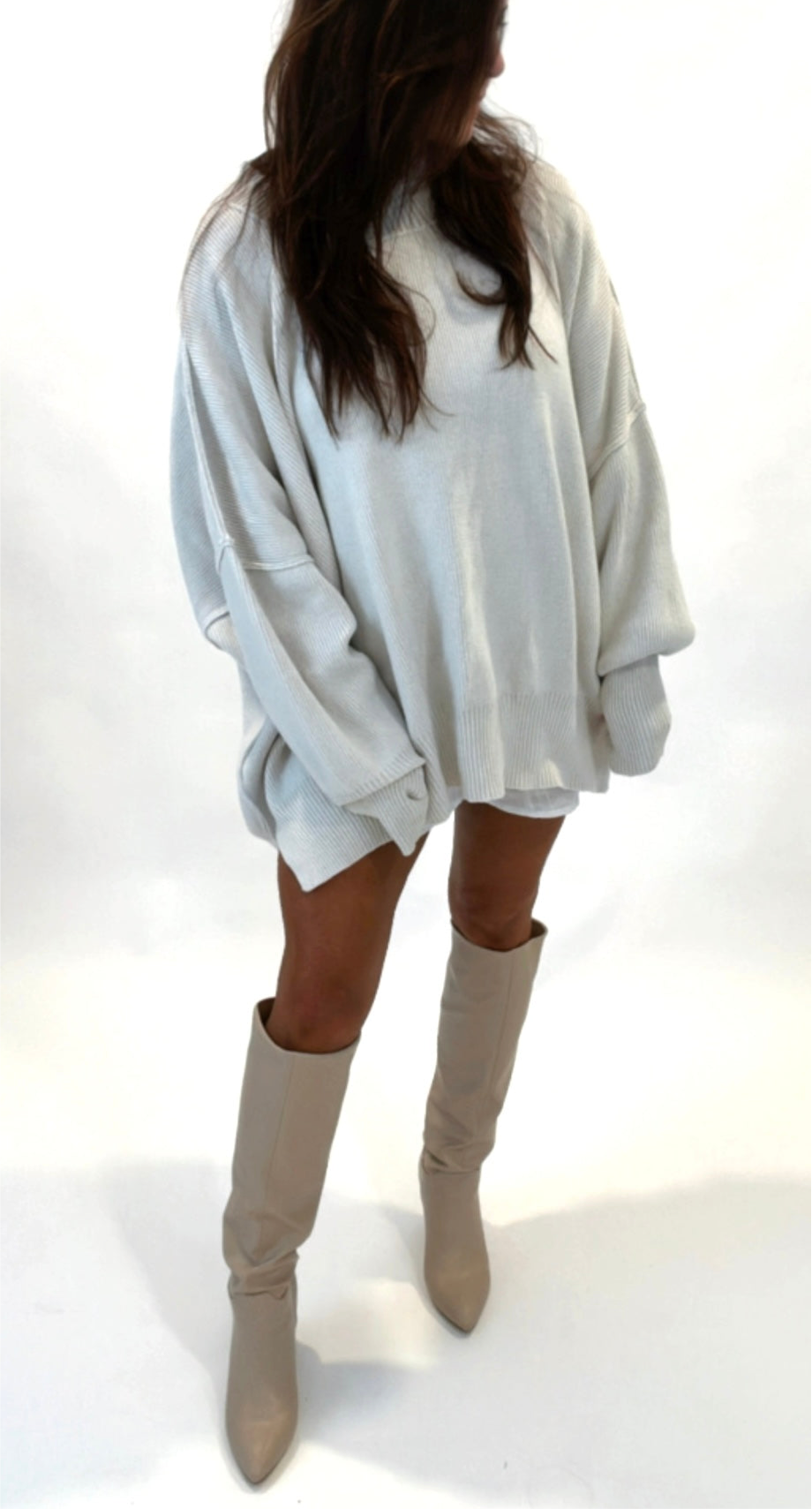 Isaiah Oversized Side Slit Sweater