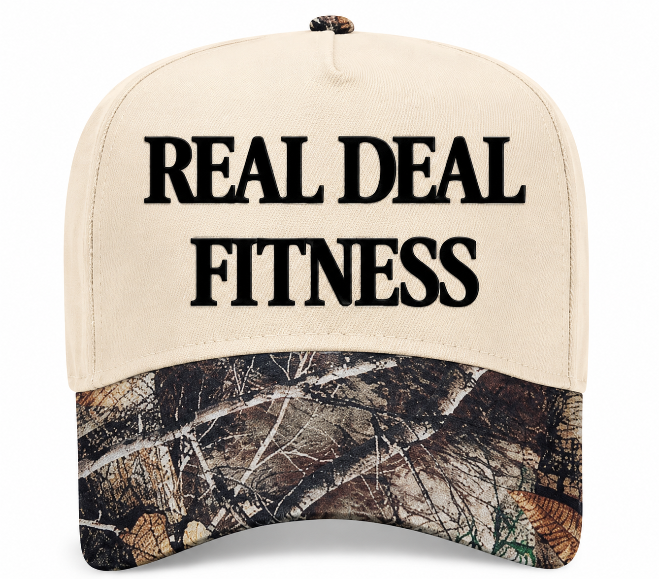 RD#3 REAL DEAL FITNESS CAMO HAT