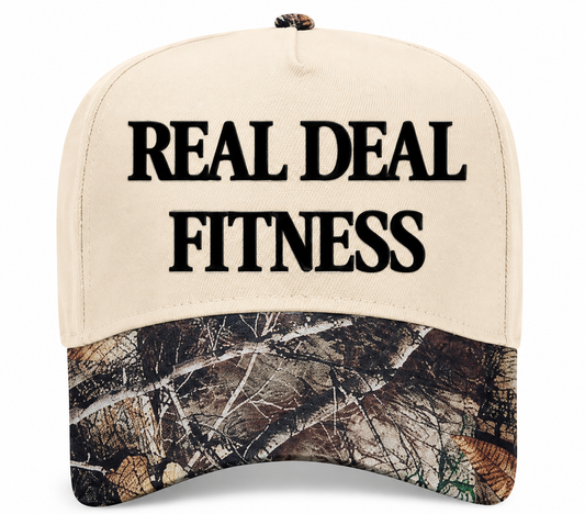 RD#3 REAL DEAL FITNESS CAMO HAT