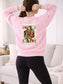 Queen of hearts Pink Crew Neck