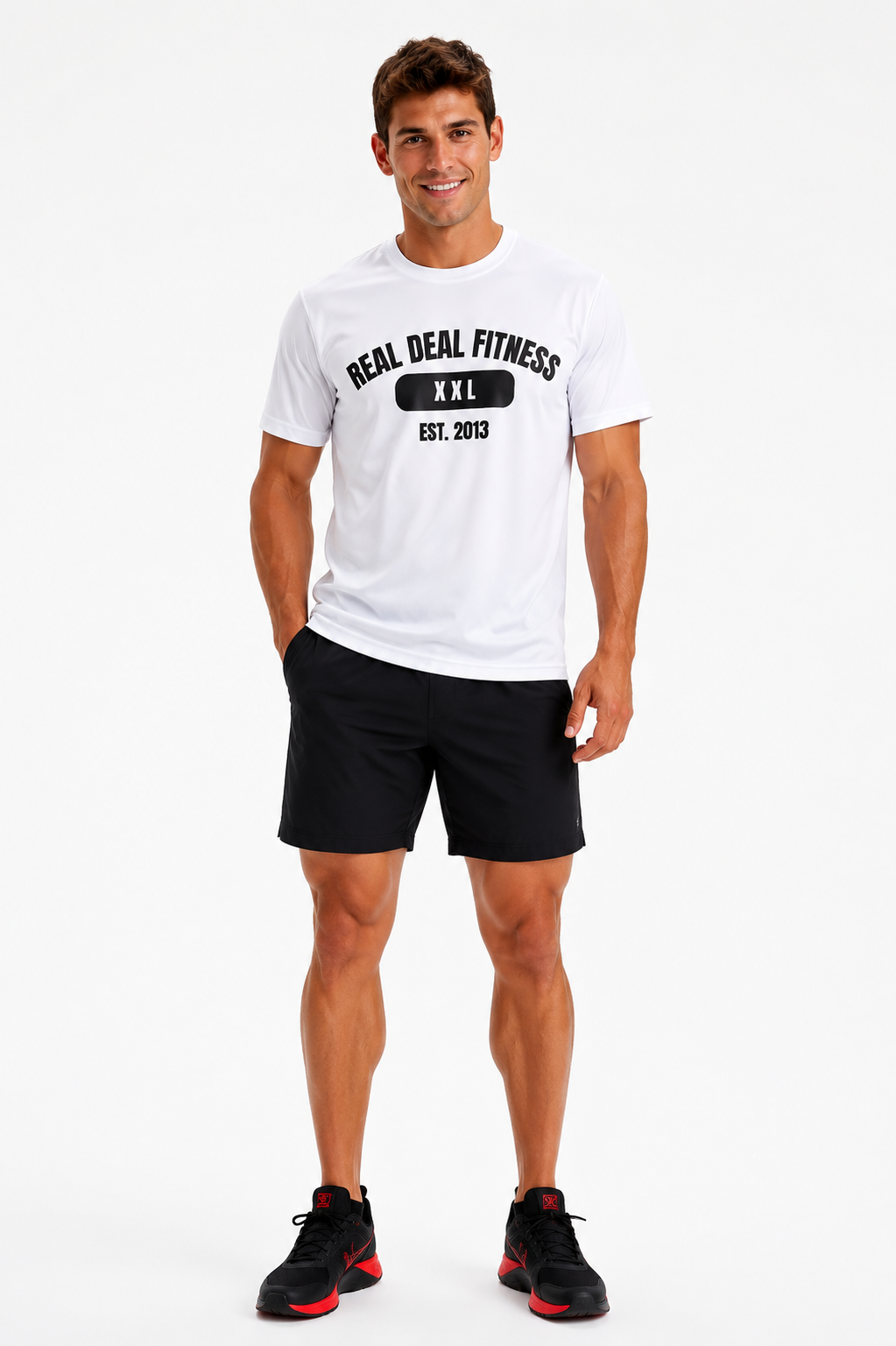 #RD8 WHITE DRI-FIT UNISEX T SHIRT