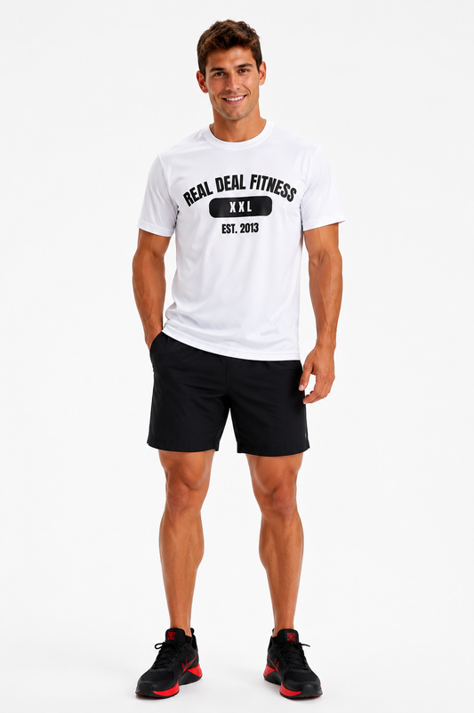 #RD8 WHITE DRI-FIT UNISEX T SHIRT
