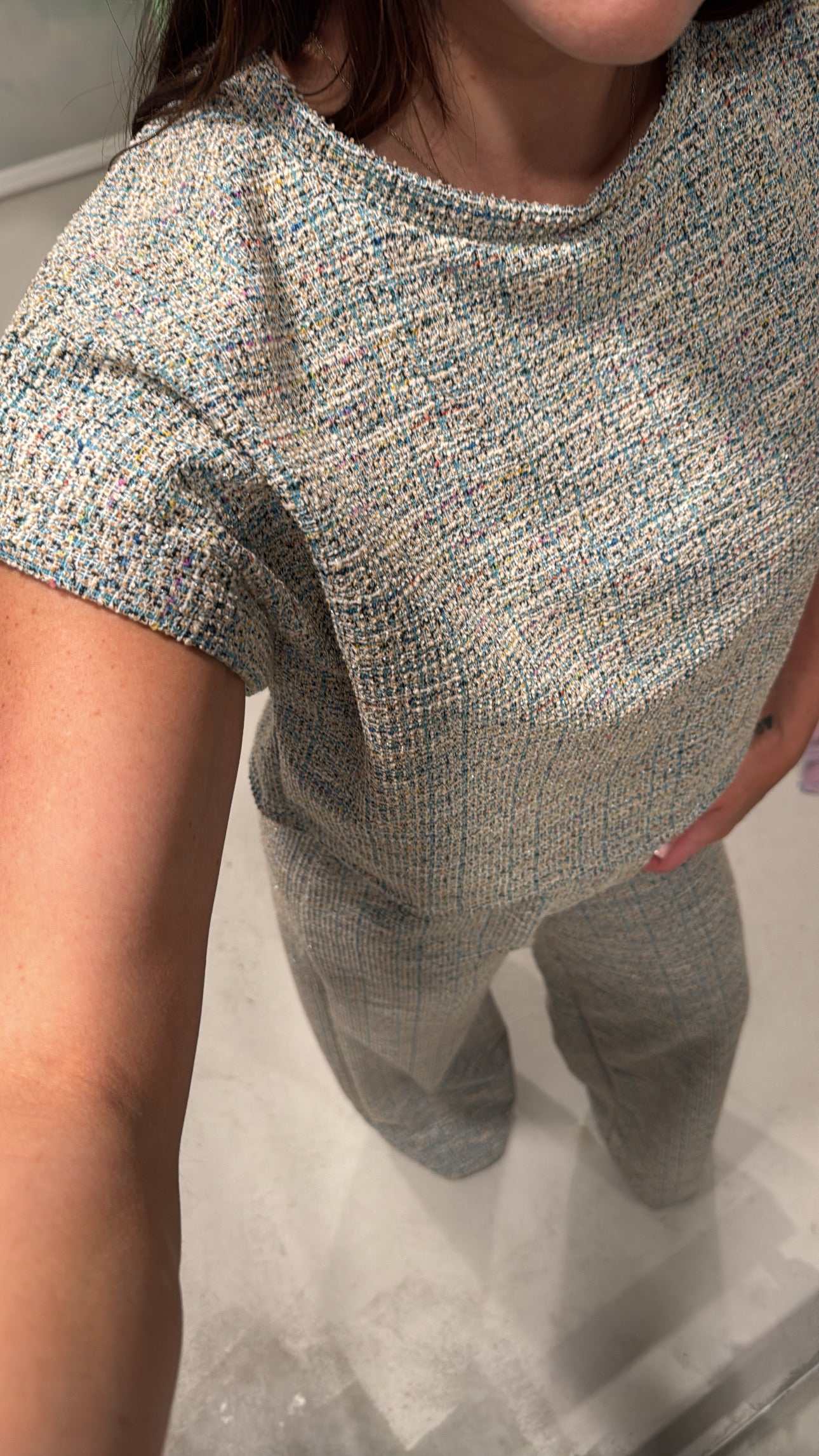 Wemby Tweed Pants Set