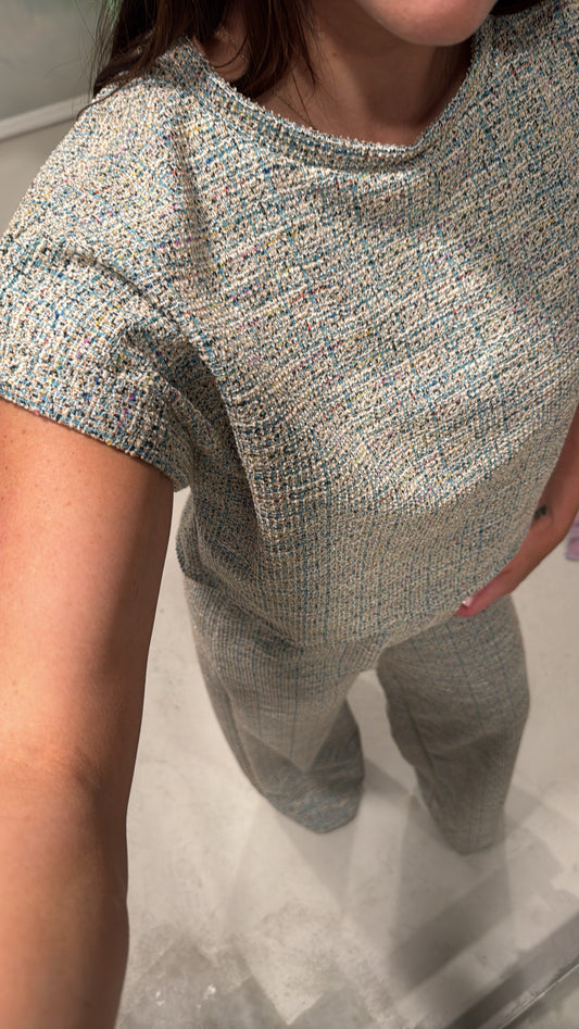 Wemby Tweed Pants Set