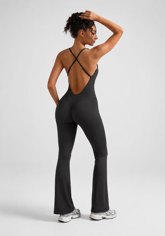 RD#33 REAL DEAL Sculpt Flare Performance Jumpsuit