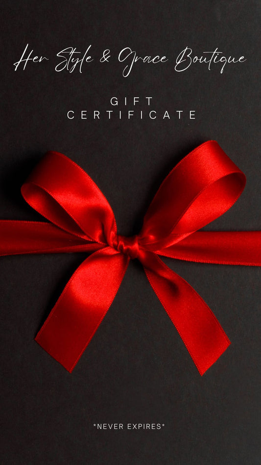 Her Style & Grace Gift Certificate