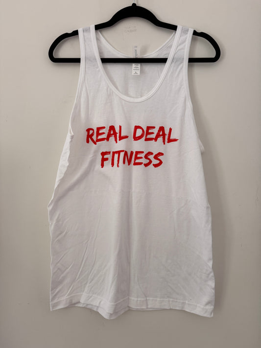 #RD6 WHITE UNISEX TANK TOP
