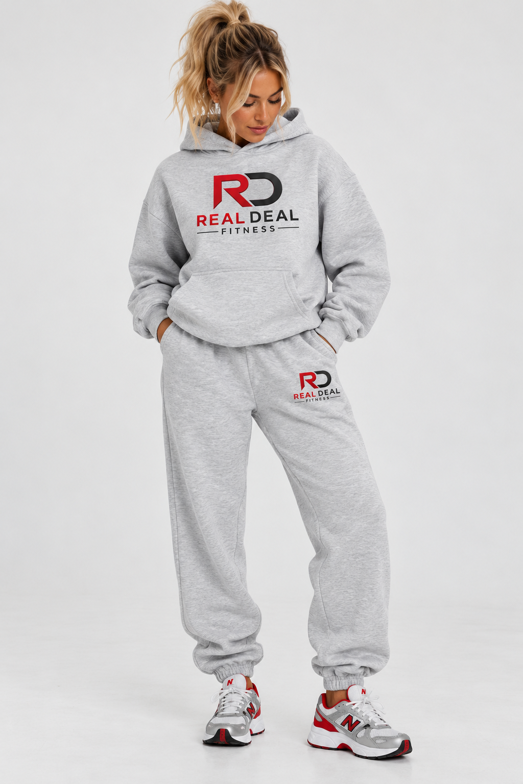 RD# 06 REAL DEAL FITNESS TWO PIECE SWEAT SET