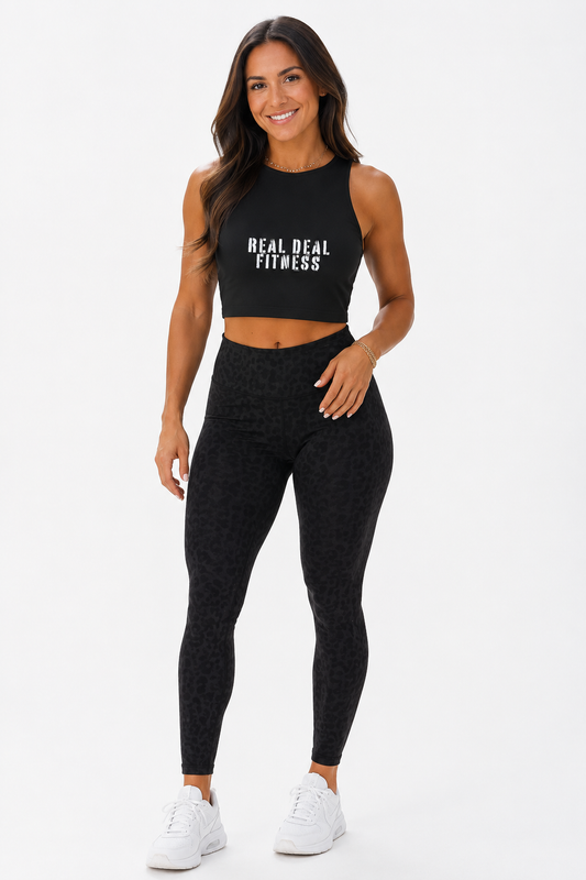 #RD1 - BLACK CROP TOP