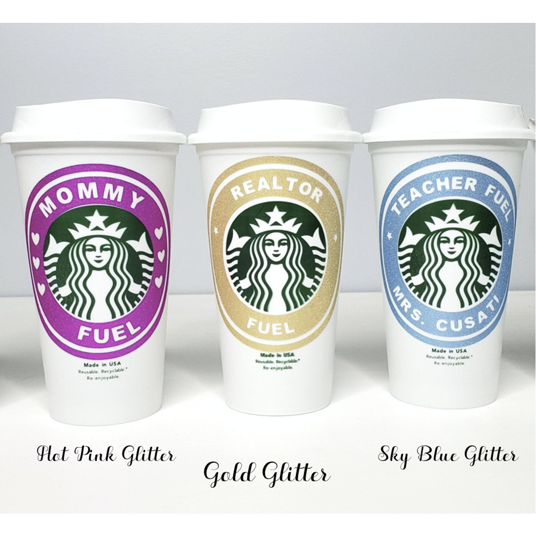 Custom Reusable Grande Coffee Cups (16oz)